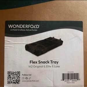 Wonderfold W2 Flex Snack Tray - Black